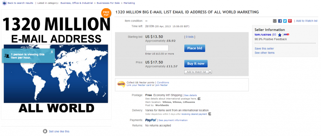 millions_ eBay